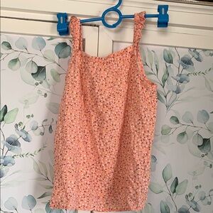 Old Navy Pink Floral Blouse girls 14-16